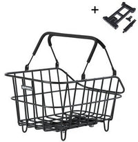Fietsmand Basil Cento Alu Met Mik Bevestiging 14 Liter 39 X 24 X 15 - Zwart