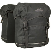 Dubbele Fietstas Greenlands 50 Liter 32 X 42 X 19 Cm (X2) - Zwart