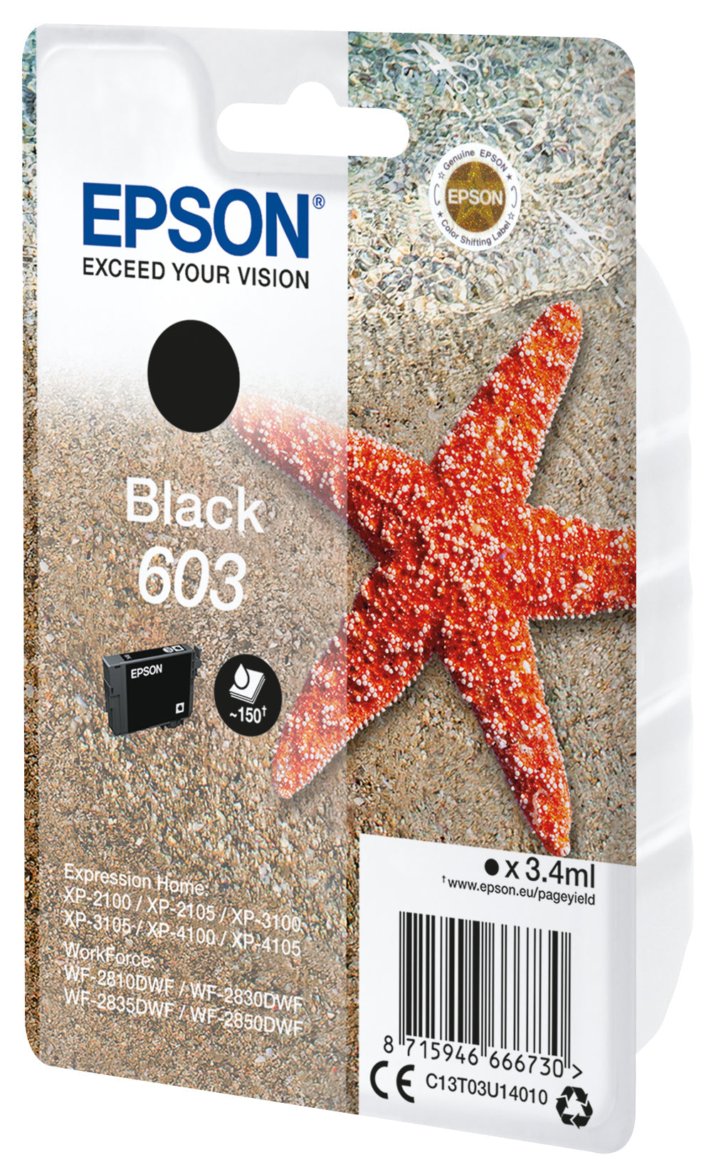 Epson Ink Cartridge Black 603 T 03U1