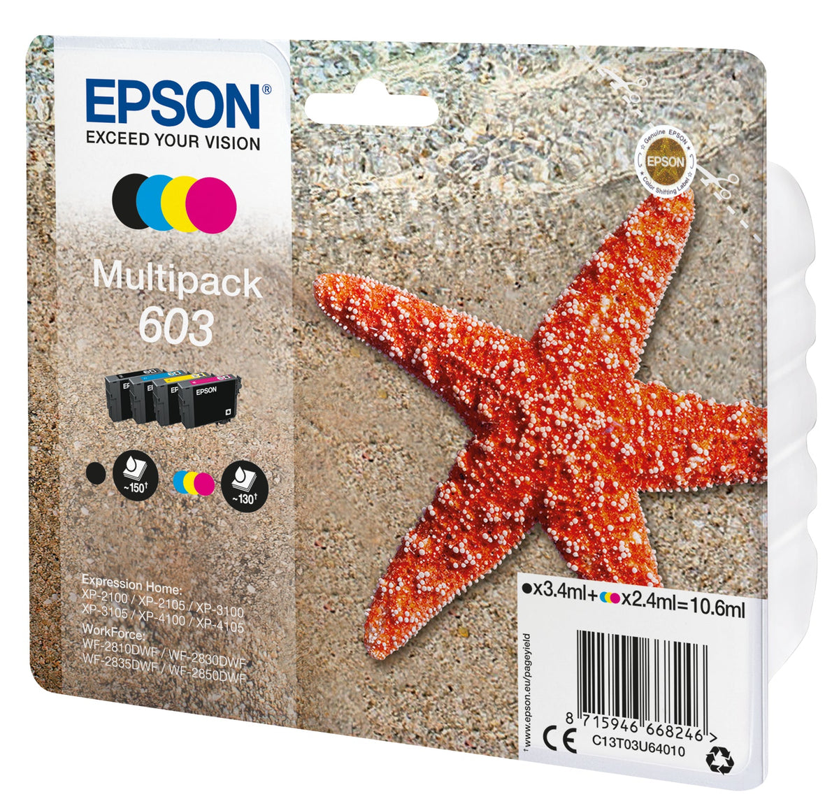 Epson Multipack 4-Colours 603 T 03U6