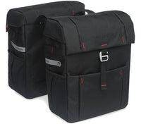 Dubbele Fietstas New Looxs Vigo Double 37 Liter 31 X 40 X 15 Cm (2X) - Zwart