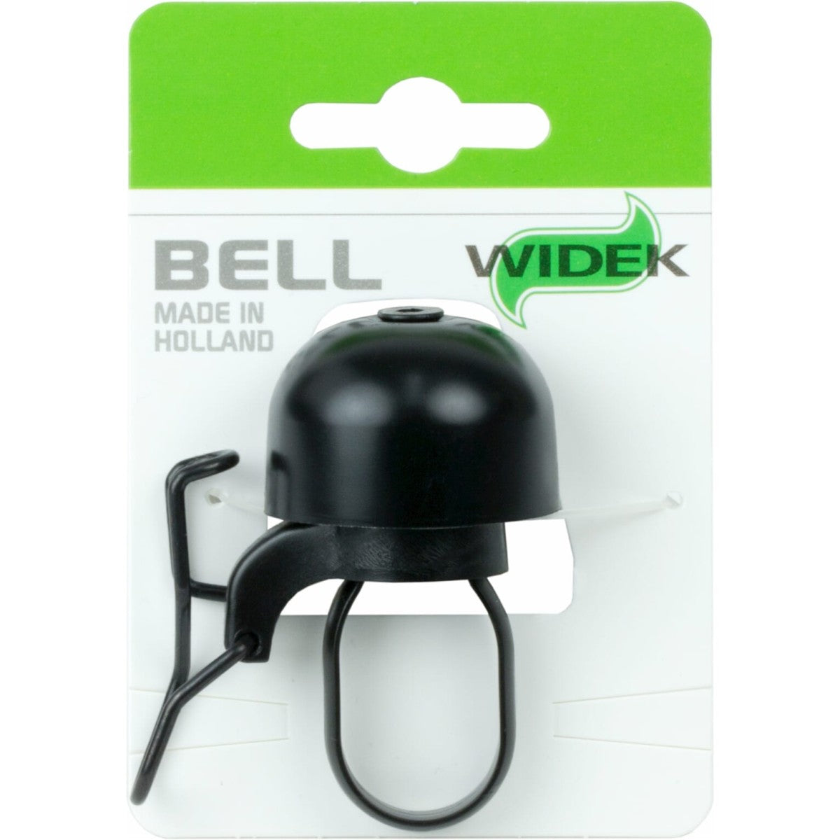 Fietsbel Widek Paperclip Mini - Zwart (Op Kaart)