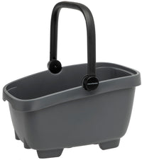 Gerecyclede (Honden)Fietsmand New Looxs Clipper Mik 28 Liter - 49 X 37 X 29 Cm - Anthraciet
