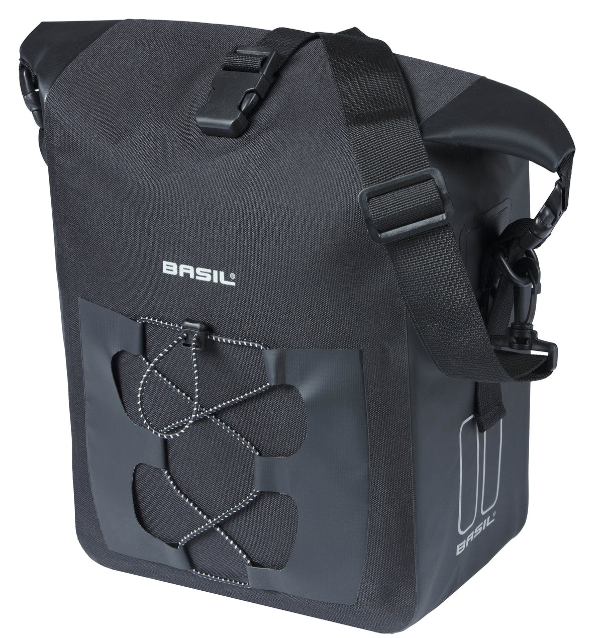 Fietstas Basil Navigator Waterproof M 12-15 Liter 25 X 14 X 34 Cm - Zwart