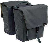 Dubbele Fietstas New Looxs Tulum Mik 32 Liter 35 X 17 X 37 Cm - Grijs/Groen