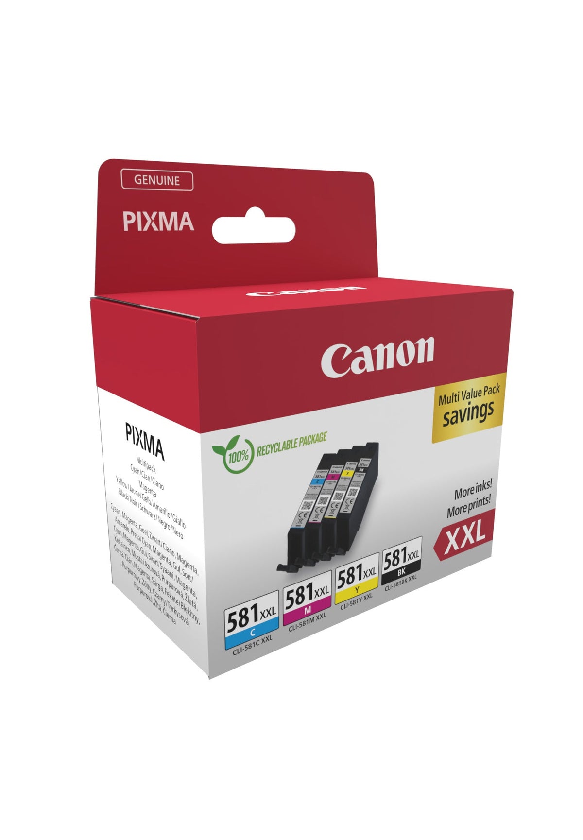 Canon Cli-581Xxl Bk/C/M/Y Multipack