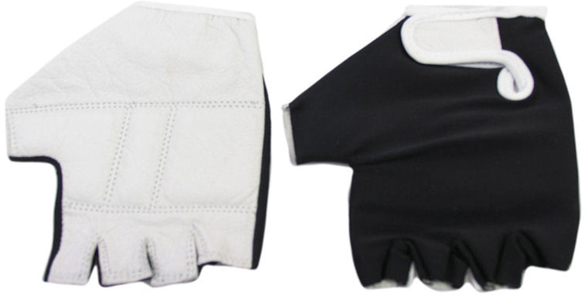 Handschoen Fiets Lycra Zwart Medium