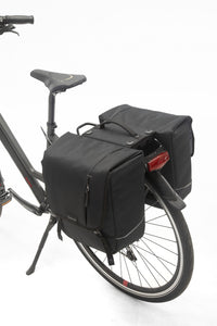 Dubbele Fietstas New Looxs Nova Double Racktime 32 Liter 35 X 35 X 15 Cm (2X) - Zwart