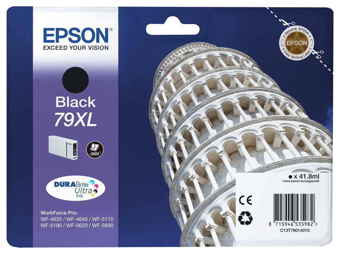 Epson Durabrite Ultra Ink 79 Xl Ink Cartridge Black T 7901