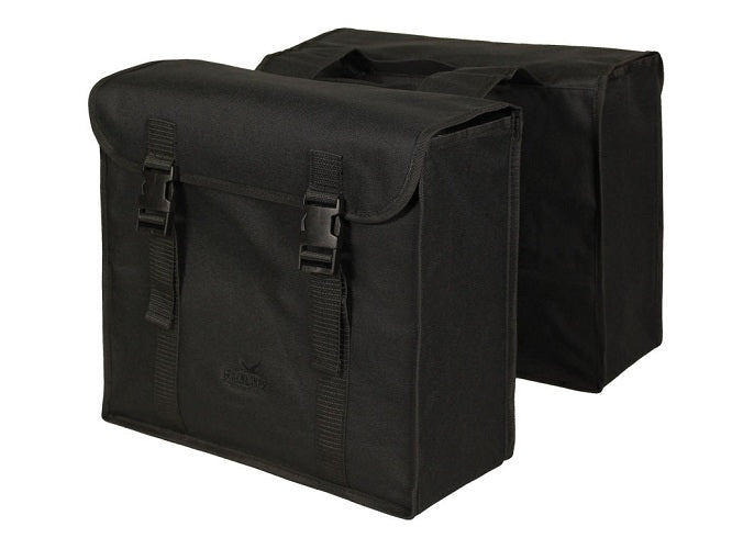 Dubbele Fietstas Greenlands 34 Liter 37 X 33 X 14Cm (2X) - Zwart / Zwart
