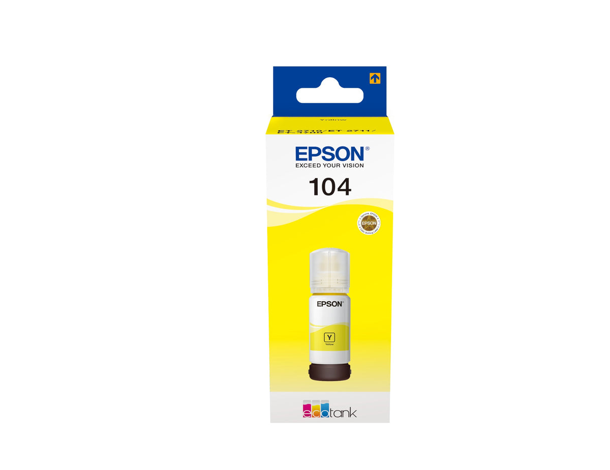 Epson Ecotank Yellow T 104 65 Ml T 00P4