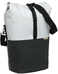 Fietsshopper New Looxs Nyborg 17 Liter 30 X 17 X 37 Cm - Lichtgrijs/Zwart