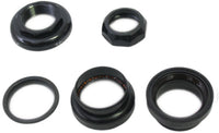 Balhoofdset Tecora 1" > 1 1/8" Semi-Geïntegreerd Met Draad - Zwart