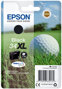 Epson Ink Cartridge Black Durabrite Ultra Ink 34 Xl T 3471