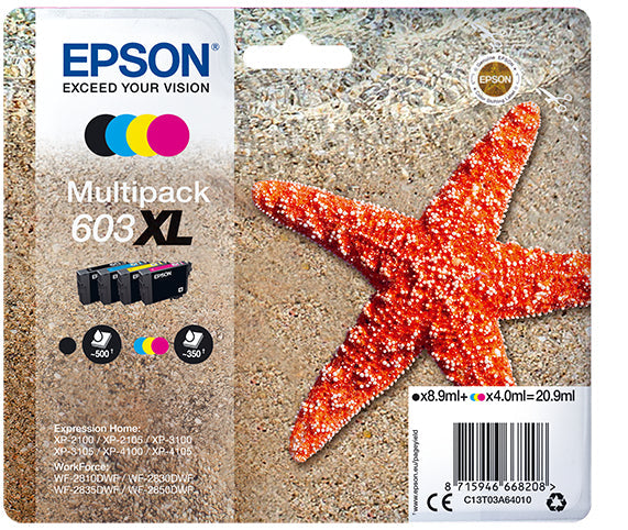 Epson Multipack 4-Colours 603 Xl T 03A6