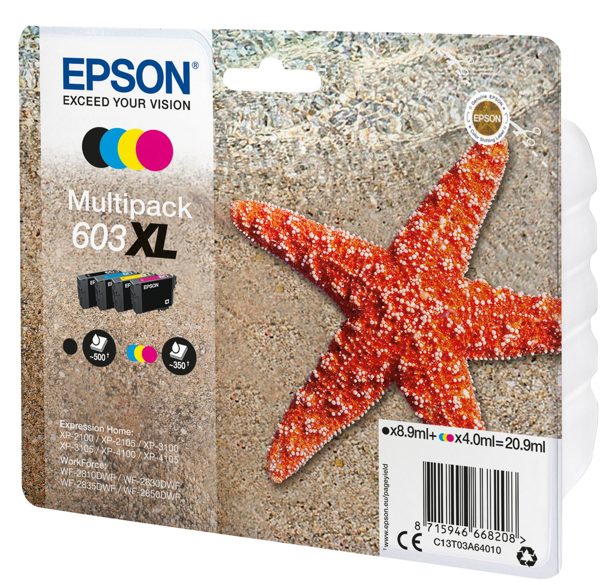 Epson Multipack 4-Colours 603 Xl T 03A6