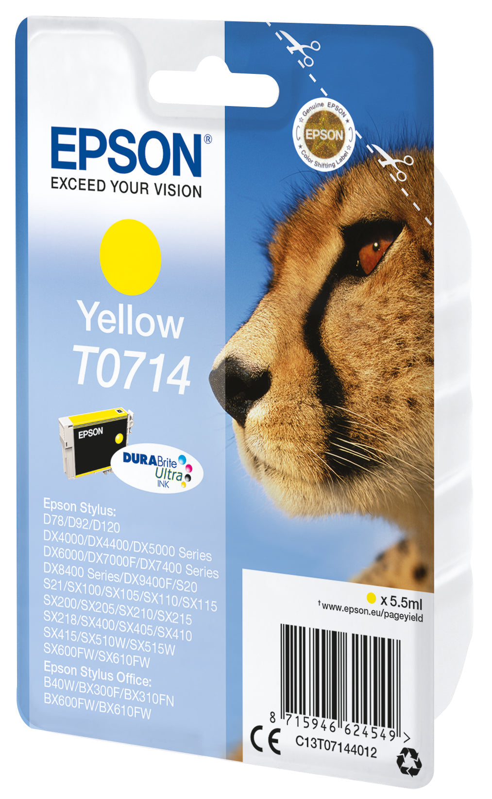 Epson T071440 Orig Geel 5,5Ml