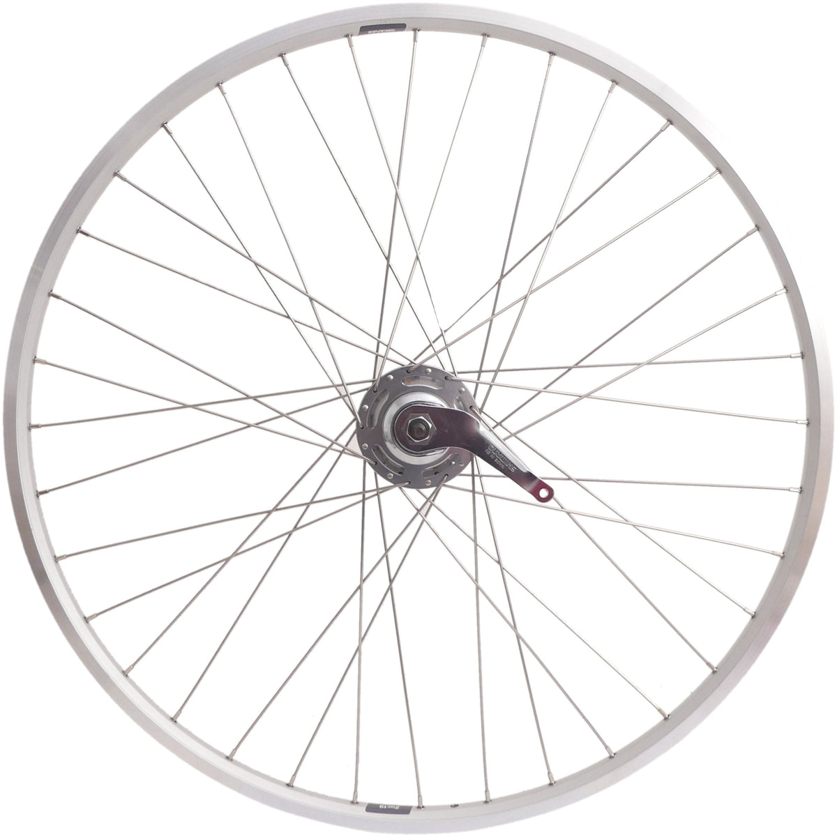 Achterwiel 28" / 622 X 19C Ryde Zac19 Velg Met Shimano Nexus 7 Remnaaf - Zilver