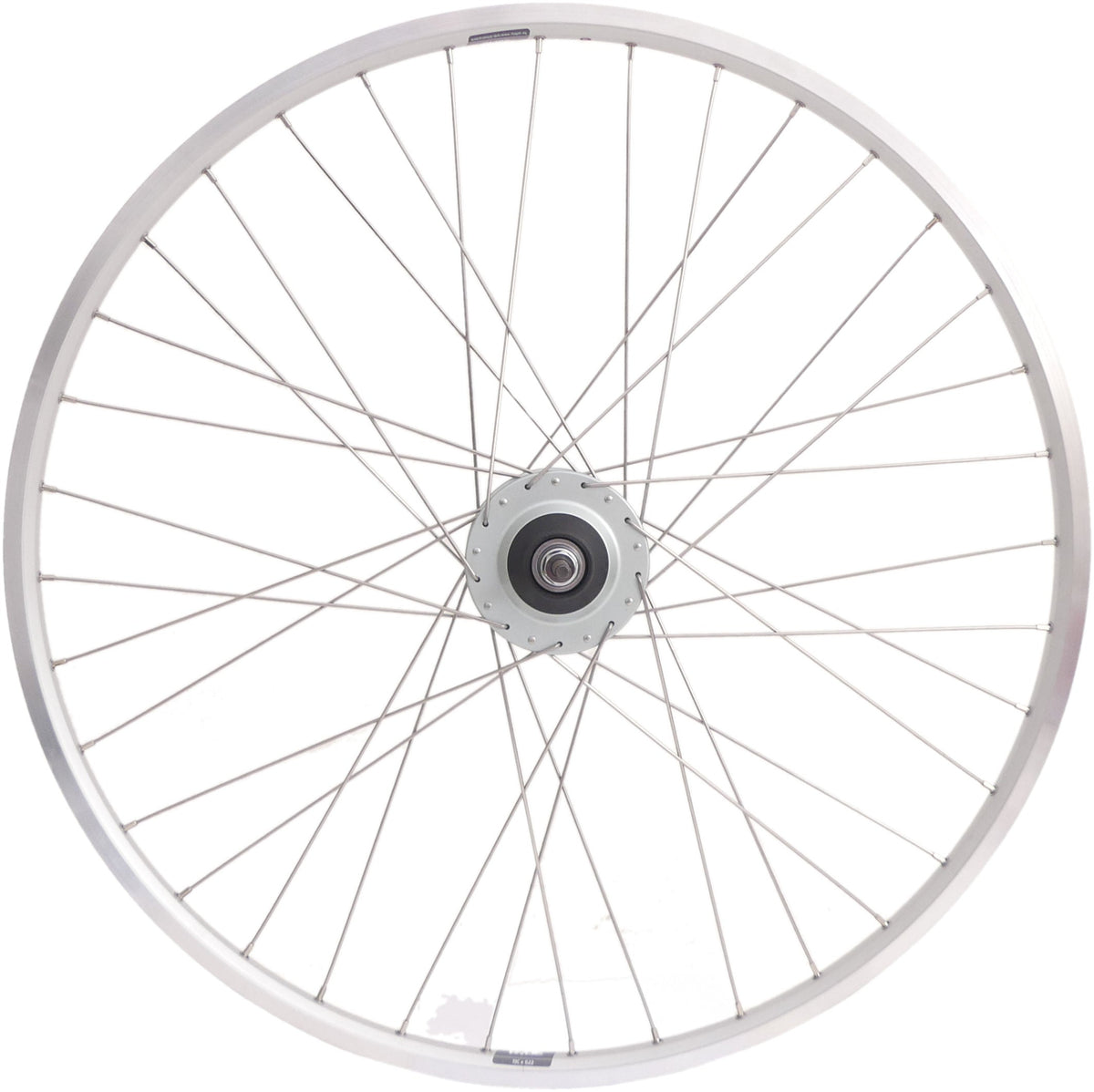Achterwiel 28" Nexus 8 Rollerbrake Naaf Met Met Zilveren Velg En Rvs Spaken