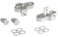 Crankverkorter Mirage T6 Aluminium Met Rvs Bouten - Zilver