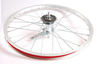 Achterwiel 20 X 1.75 Aluminium Met Favorit Remnaaf - Zilver