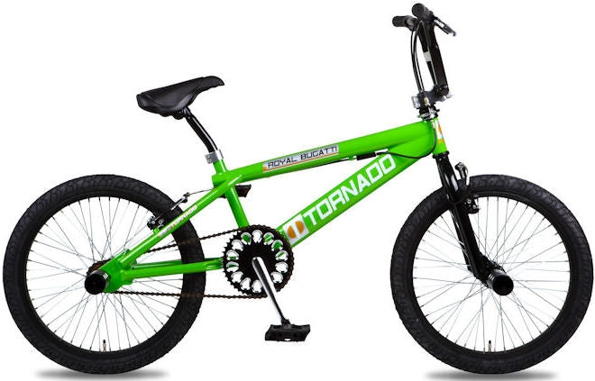 Bmx Fiets Royal-Bugatti Tornado Freestyle 20 Inch - Groen