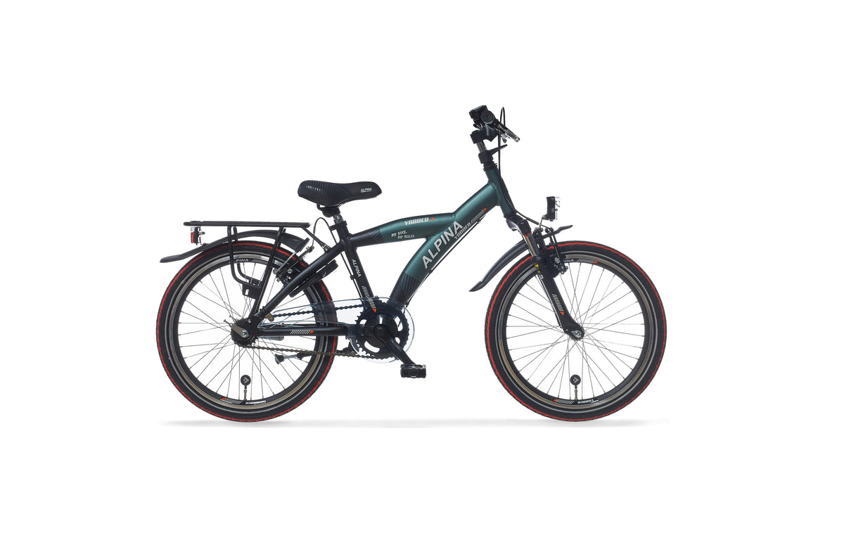 Alpina Yabber J20 Pine Green Matt - Vivid Black Matt