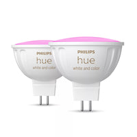 Philips Hue Led Lampe Mr16 2Pack Set 400Lm White Color Amb.