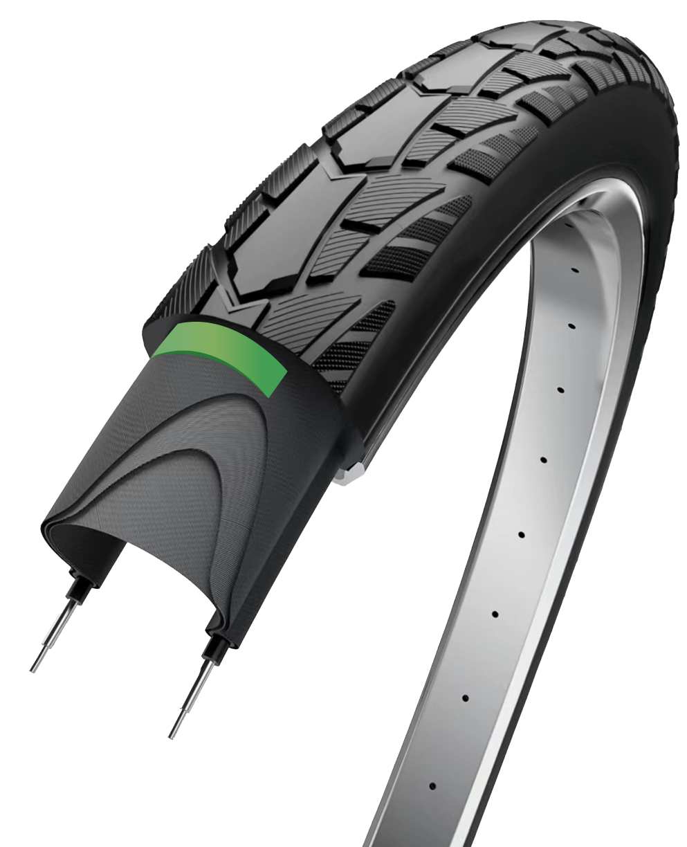 Buitenband Edge Performance Protect - Speed Pedelec 28 X 1.75" / 47-622 -Zwart Met Reflectie