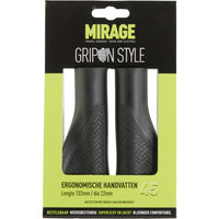 Handvatpaar Mirage Grips In Style #45 - 132/132 Mm Met Lockring - Zwart