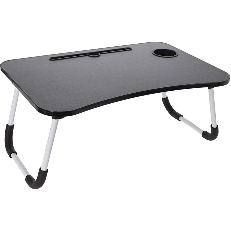 Ceruzo Opklapbare Laptoptafel - Bedtafel - 60X40 Cm - Zwart