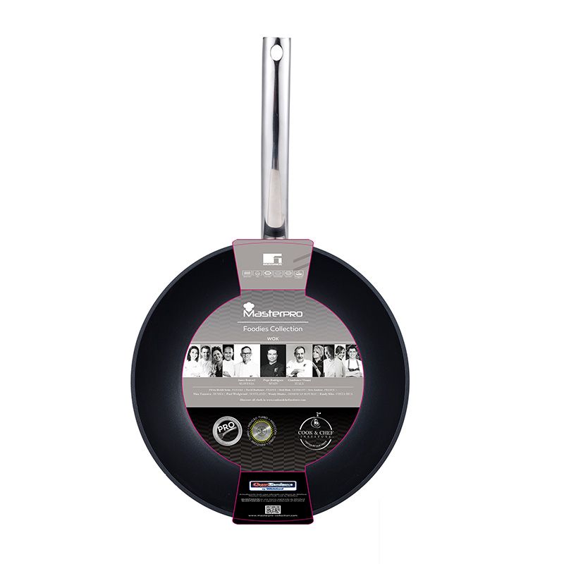 Masterpro Wokpan - Inductie - 28 X 7.2 Cm - Foodies Collection