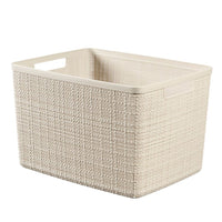 Curver Opbergmand Jute-Look 20L CrÈMe