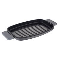 Bergner Infinity Chefs Grillplaat 42 X 22 Cm - Gegoten Aluminium - Soft-Touch Handvaten