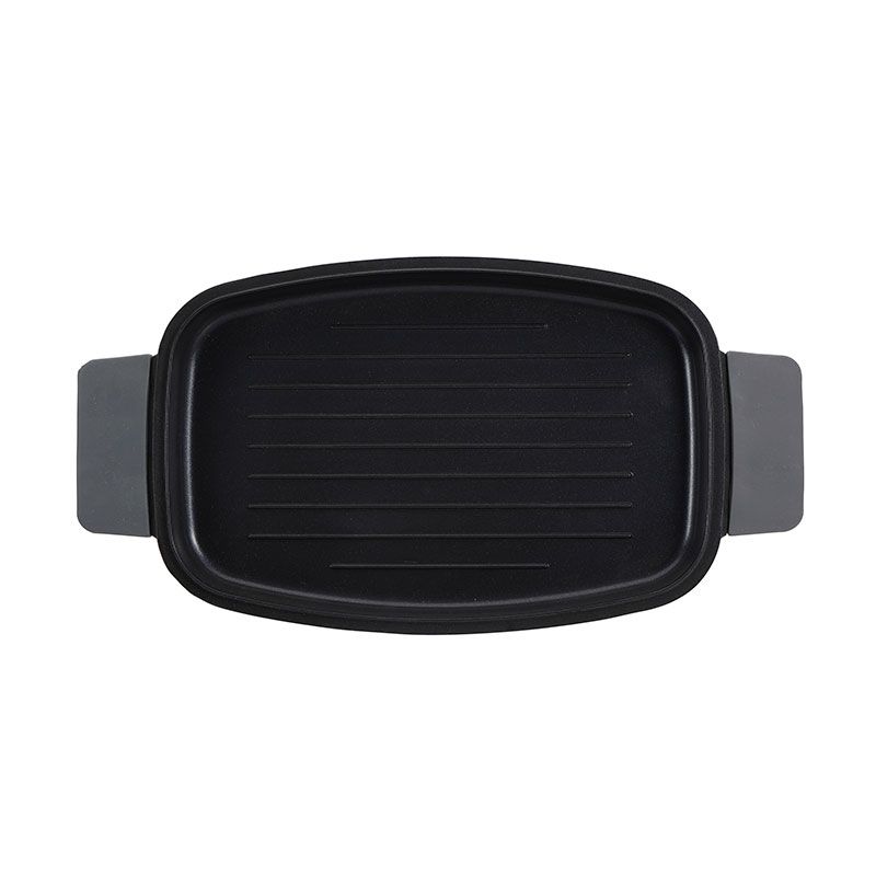 Bergner Infinity Chefs Grillplaat 42 X 22 Cm - Gegoten Aluminium - Soft-Touch Handvaten