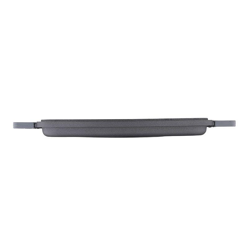 Bergner Infinity Chefs Grillplaat 42 X 22 Cm - Gegoten Aluminium - Soft-Touch Handvaten