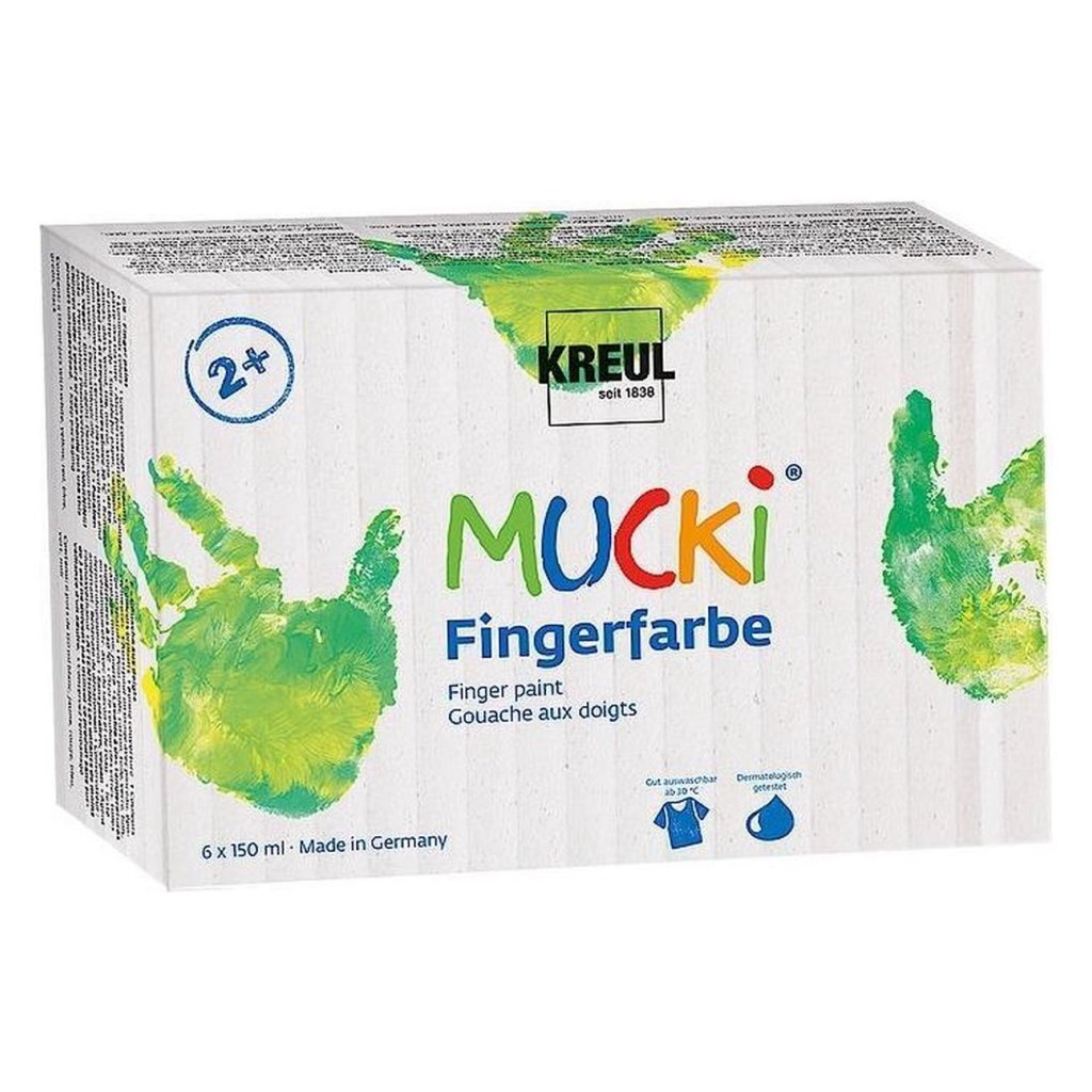 Overige Merken Kreul Mucki Vingerverf 6X150 Ml
