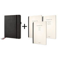 Sigel Si-Cf132 Conceptum Flex Business Organiser A4 Zwart/Kunstleer + 3 Schriften