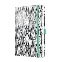 Sigel Si-Jn323 Notitieboek Jolie Beauty A5 Hardcover Gelinieerd 'Whitened Leaves'