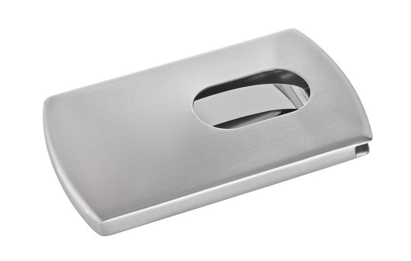 Sigel Si-Vz120 Visitekaartetui Zilver "Snap" Voor Kaarten Tot 91X57Mm