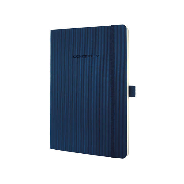 Sigel Si-Co326 Notitieboek Conceptum Pure Softcover A5 Blauw Geruit