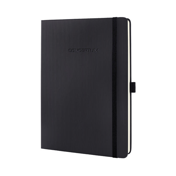 Sigel Si-Co117 Notitieboek Conceptum Pure Hardcover Tablet Formaat Zwart Geruit