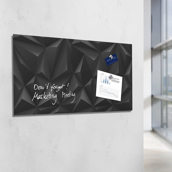 Sigel Si-Gl261 Glasmagneetbord Artverum 910X460X15Mm Black Diamond
