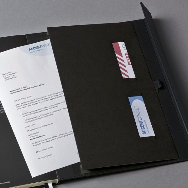 Sigel Si-Co141 Notitieboek Conceptum Pure Hardcover Met Magneetsluiting A4+ Zwart
