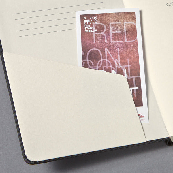 Sigel Si-Co132 Notitieboek Conceptum Pure Hardcover A6 Zwart Gelinieerd