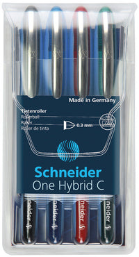 Schneider S-183194 Rollerball One Hybrid C 0,3Mm Etui 4 Stuks