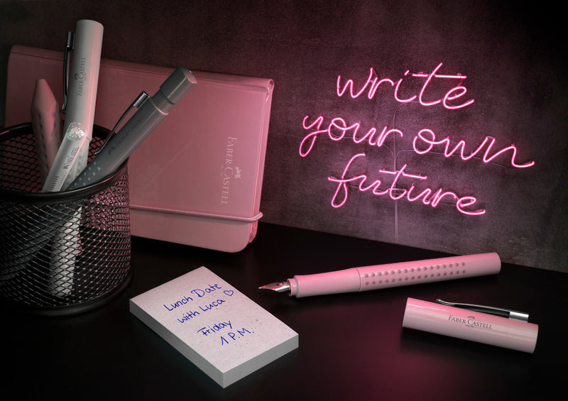Faber Castell Fc-140826 Vulpen Faber-Castell Grip 2010 F Harmony "Rose Shadows"