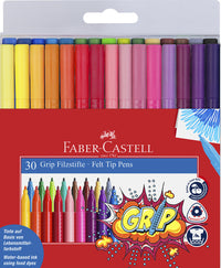 Faber Castell Fc-155335 30 Viltstiften Grip Doos 6 Stuks