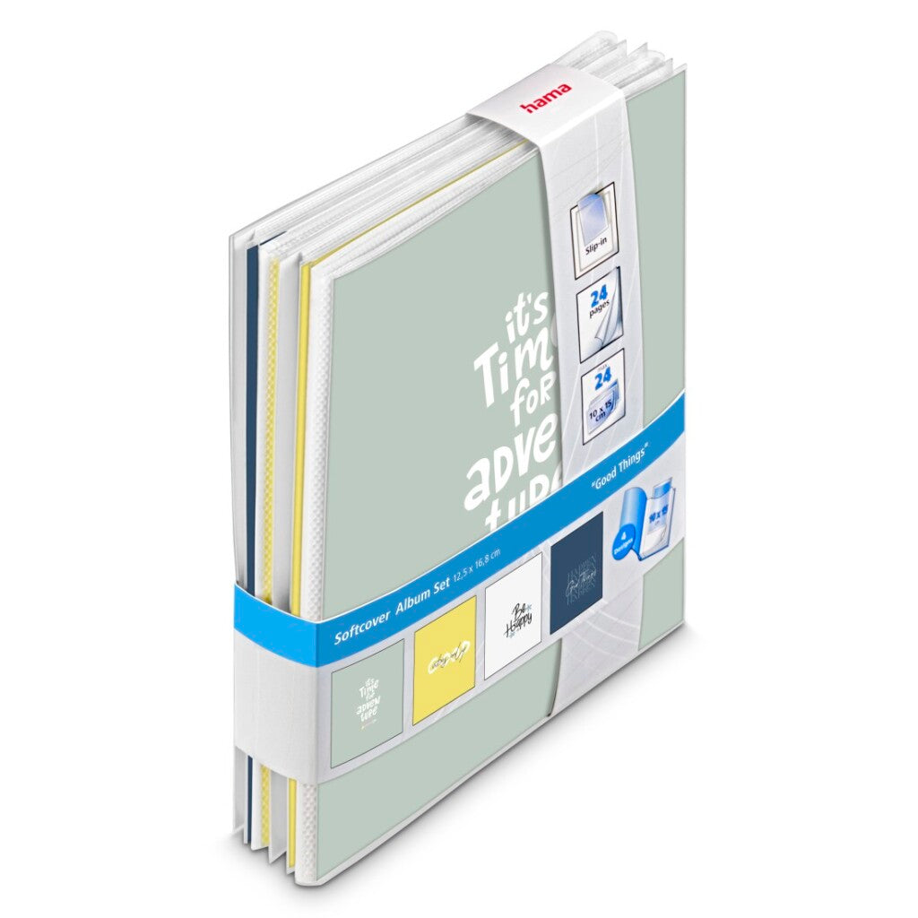 Hama Soft Cover Fotoalbum Set Good Things Voor 4X24 Foto'S Van 10X15 Cm