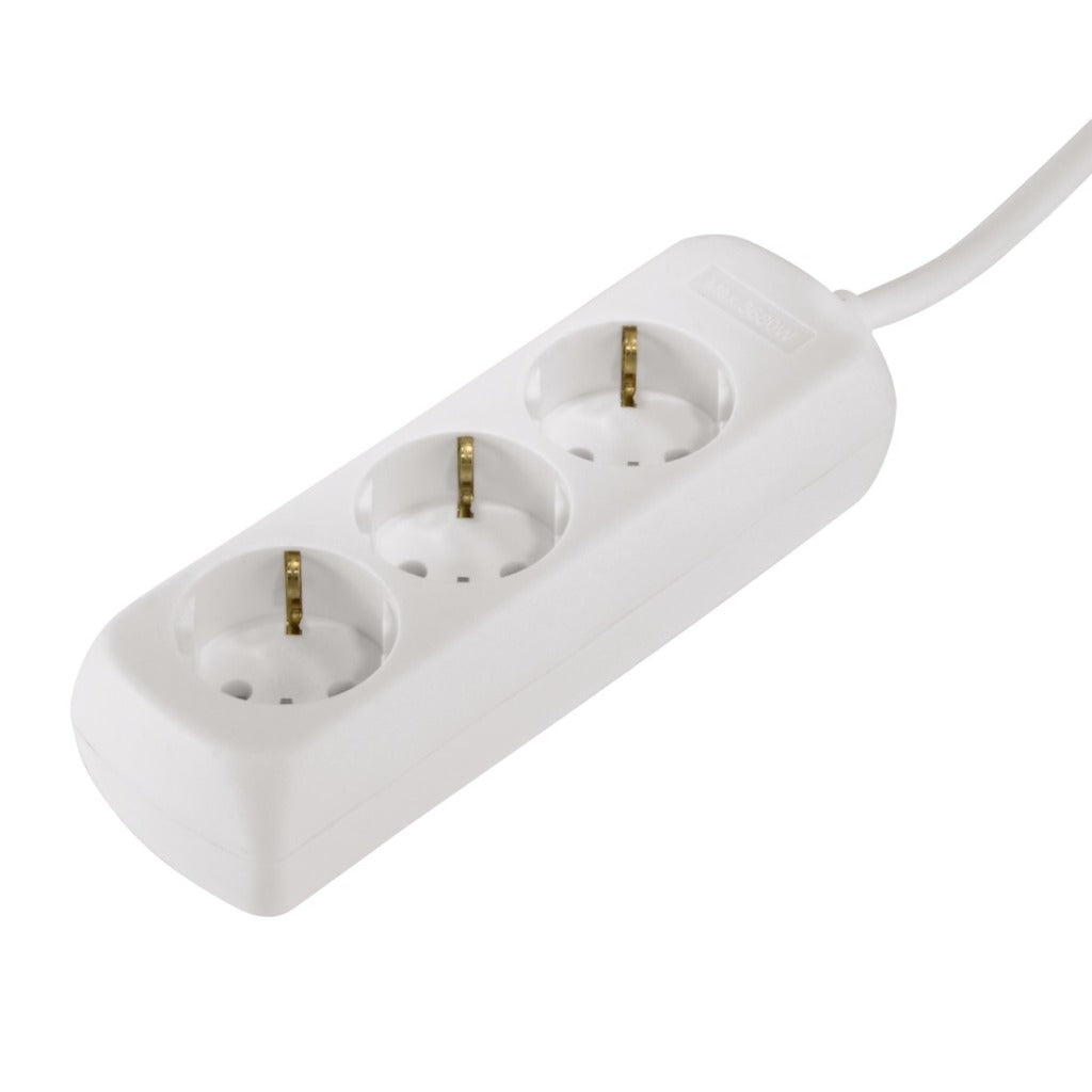 Hama Distribution Panel 3 Sockets Child-Proof 3 M White